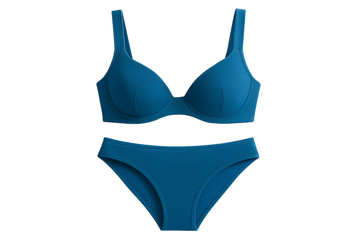 sexy blue bikini